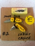Frost cutlery June bug knife, ladies choice