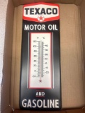 texaco motor oil and gasoline thermometer