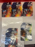 5 Star Wars action figures, power of the force