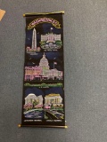 Vintage Washington DC wall hanging or banner