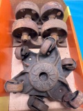 cast iron wheels movers