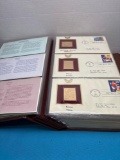 Gold replica of United States stamps