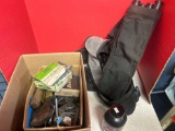 Carrie bag, triple seven muzzleloading propellant, box with honing stones and tools
