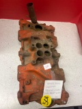 small block Chevrolet four barrel intake with front oil fill
