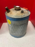 galvanized metal gas can