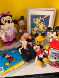 Mickey and Minnie mouse items