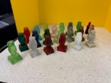 20 Degenhart owls, 1 clown