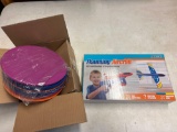 kids discs and flaunting aircraft toys
