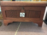 Cedar chest with key