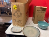 GB home dish and 12 piece wheat straw bowls