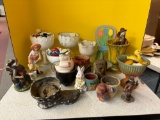 Planters, figurines, etc.