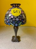 Tiffany style candle lamp