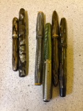 Six vintage fountain pens