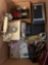 vintage cameras, telephone etc