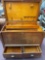 Large Wood toolbox on wheels