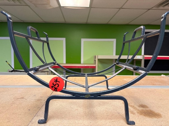 like new iron log holder