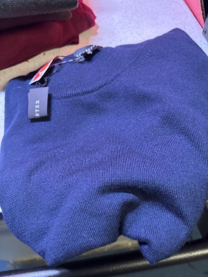 five brand new Rochester wool sweaters, size 5 XL