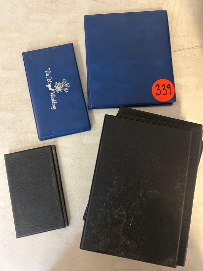 stamp albums with stamps