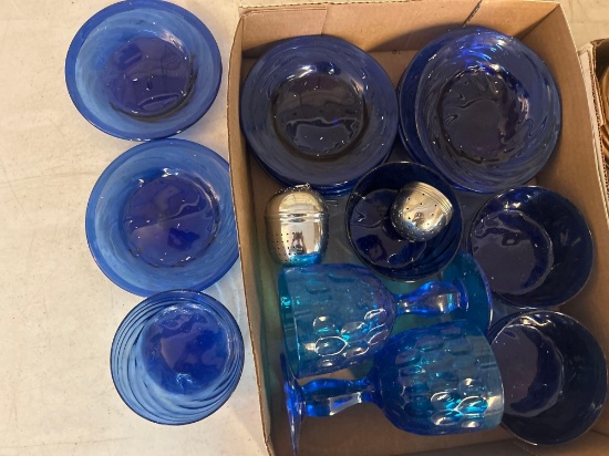 cobalt glass collection