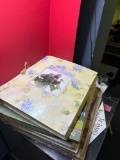 Wallpaper sample books, etc.