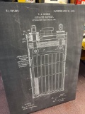Contemporary reproduction of an Edison battery pat
