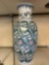 asian style Chinese swirl vase