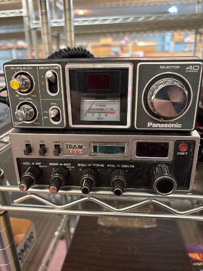 Shelf of CB radios