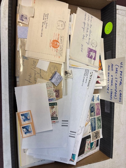 United States postal cards pre-stamped