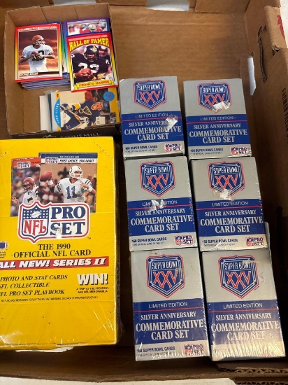 Sealed sports card sets and more
