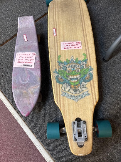 Vintage skateboards