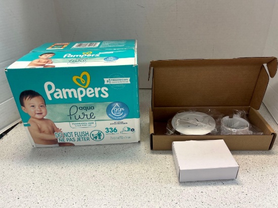 pampers 336 wipes in box