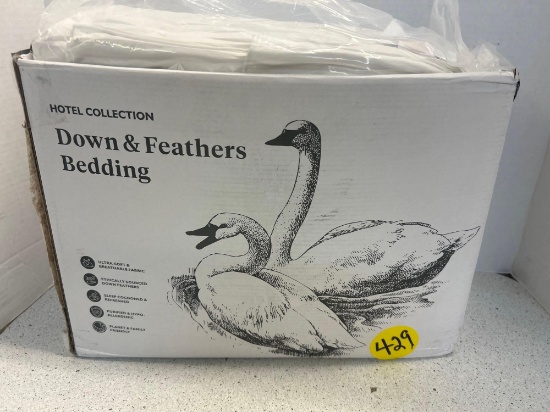 down and feathers bedding