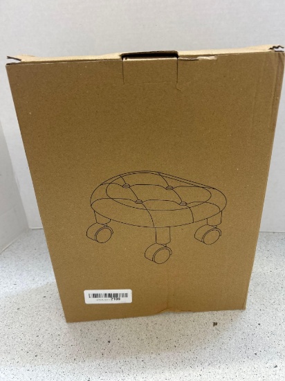 Low rolling stool in box