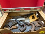 Hand tools, including saws, wrench, level, etc.