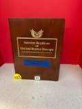 Golden replicas of US stamps 1995 to 1997