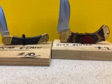 two brand new knives