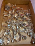 Crystal prisms for lamps and chandeliers