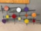Mid-century look wall sculpture 20 x 39
