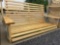 4 ft treated wood porch swing w/ chains Amish built
