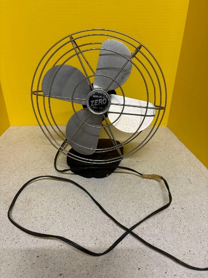Art deco BERSTED zero oscillating electric fan