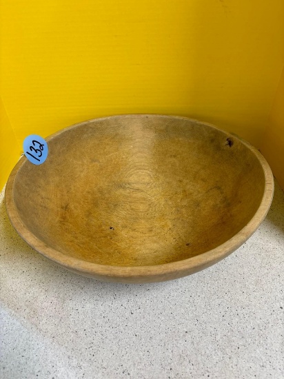 Large MUNISING maple wooden bowl