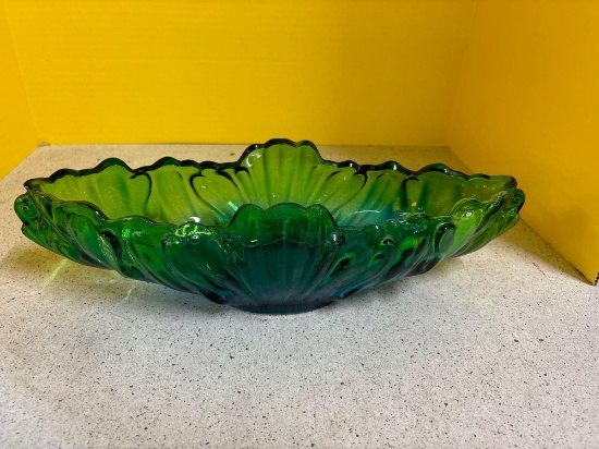 Green and Blue gondola Centerpiece bowl