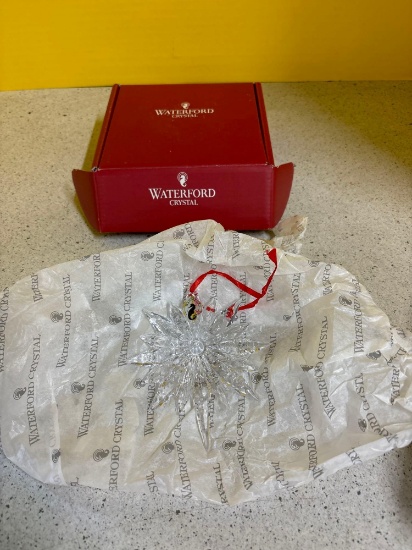 Waterford crystal snowflake ornament