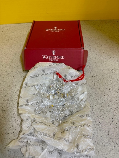 Waterford crystal snowflake ornament