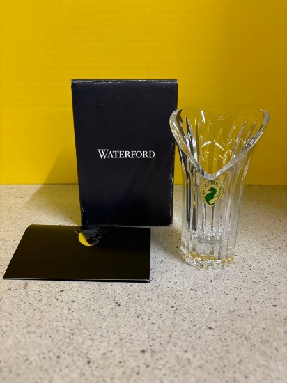 Waterford heart vase