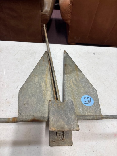 galvanized boat anchor