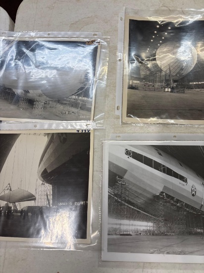 Macon And Akron airship construction pictures