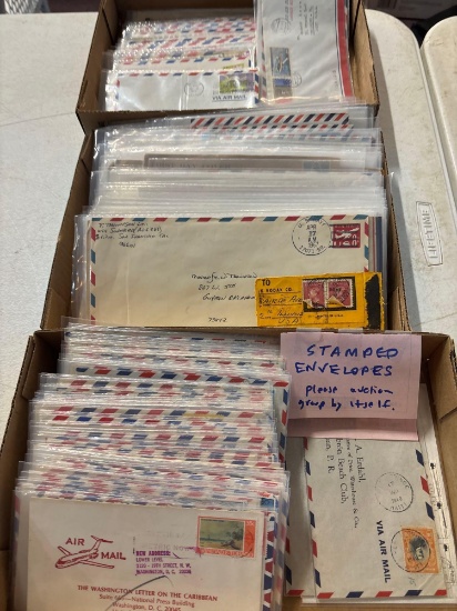 Stamped envelopes