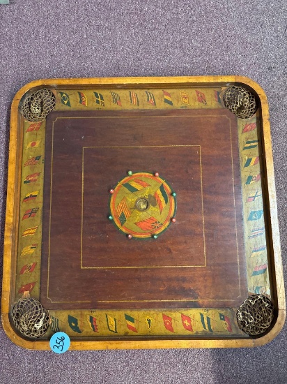 Antique wooden carrom Bored