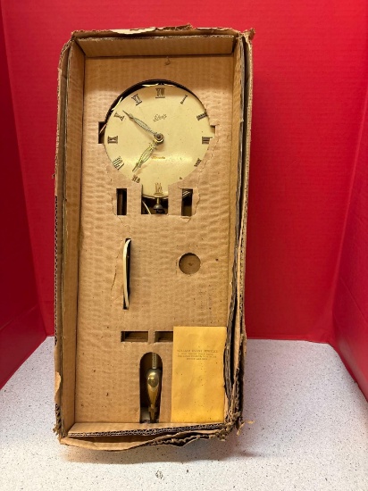 Vintage SCHATZ ELEXACTA Wall clock in box